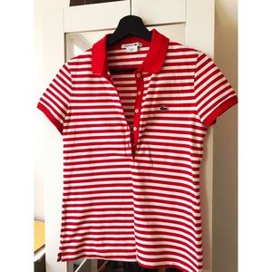 Lacoste Striped Women’s Polo Shirt